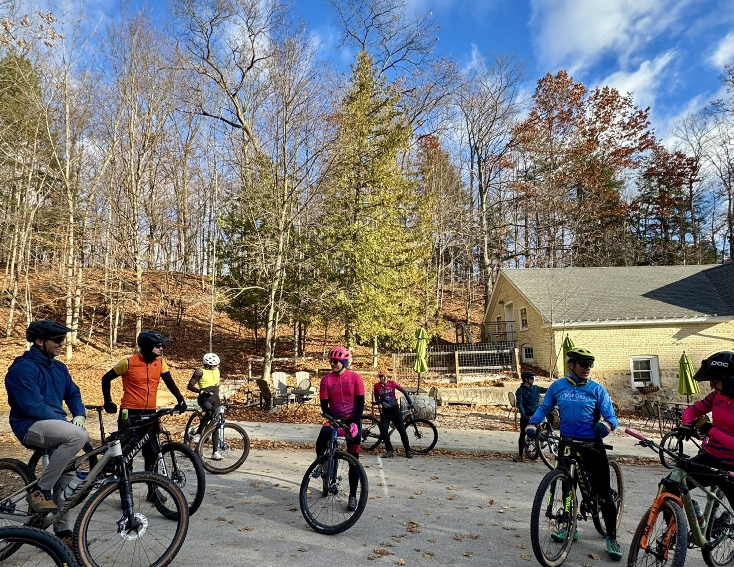Northbound group ride, Northern Michigan