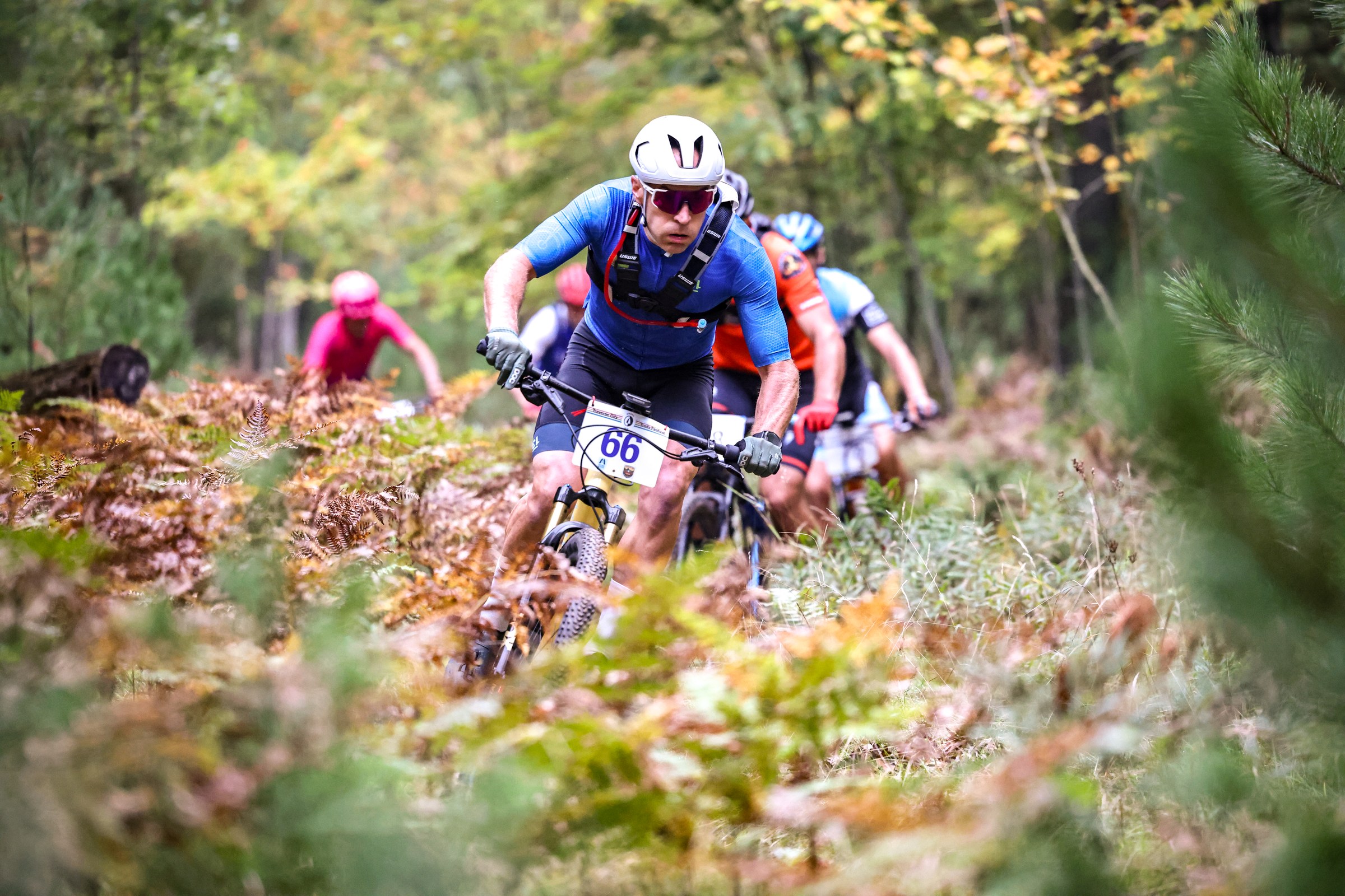 Mike McCall racing mountain bikes